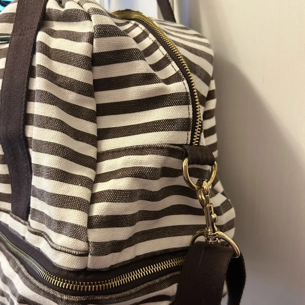 Henri Bendel Weekender Bowler Bag in Canvas - C - Picture 6 of 16